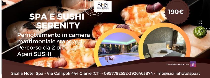 Spa E Sushi Serenity – Pacchetto 2024
