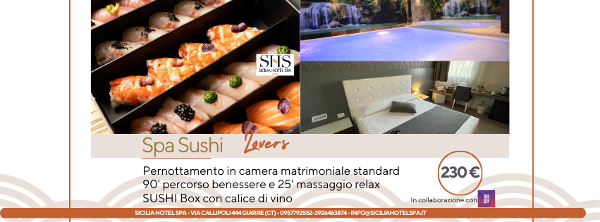 Spa Sushi Lovers – Pacchetto 2024